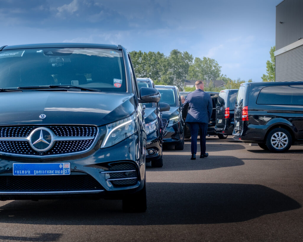 Chauffeur privé Strasbourg préparations des vans pour mission